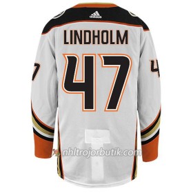 Män Ishockey Anaheim Ducks Tröja HAMPUS LINDHOLM 47 Adidas Vit Authentic
